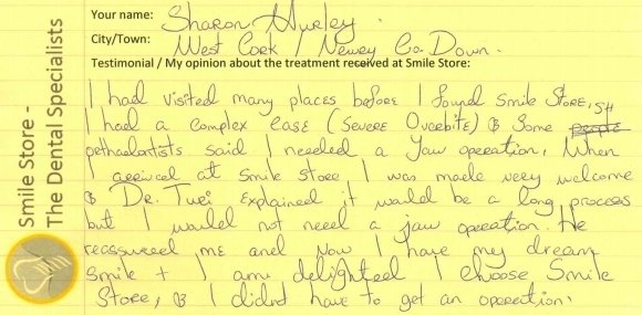Sharon Hurley Reviews Orthodontic Treatment At Smile Store