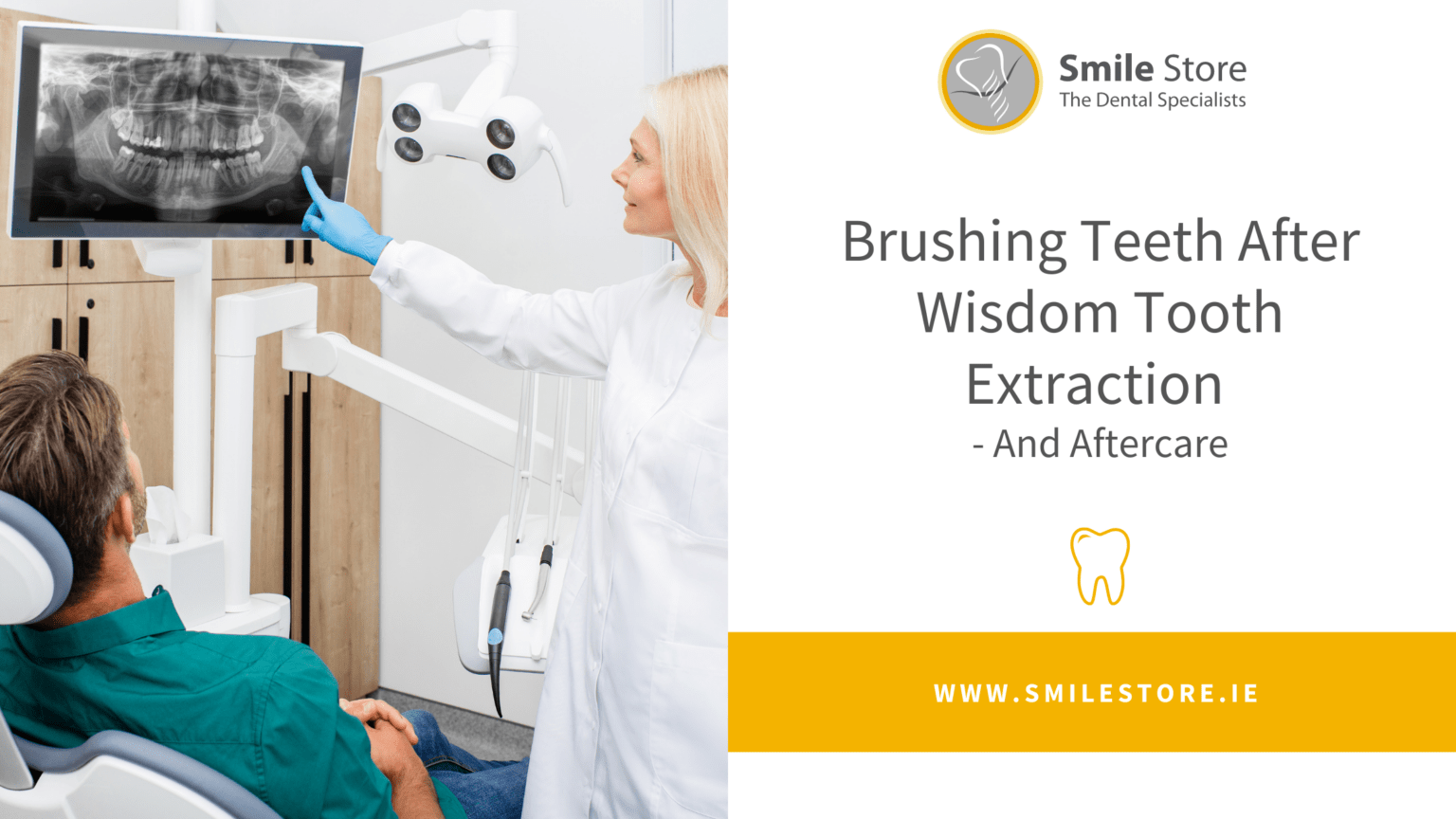 Brushing Teeth After Wisdom Tooth Extraction - And Aftercare - Smile Store